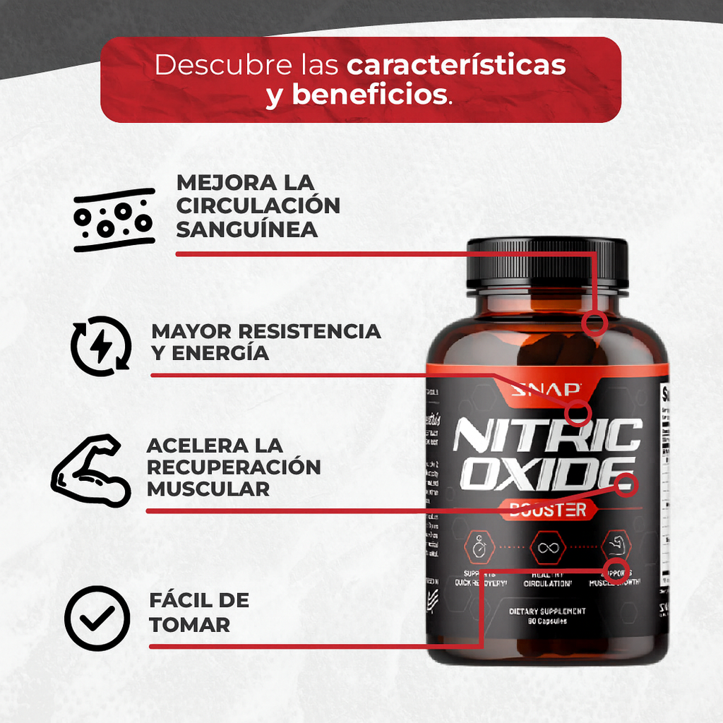 Nitric Oxide™ – Activa tu fuerza, energía y flujo natural
