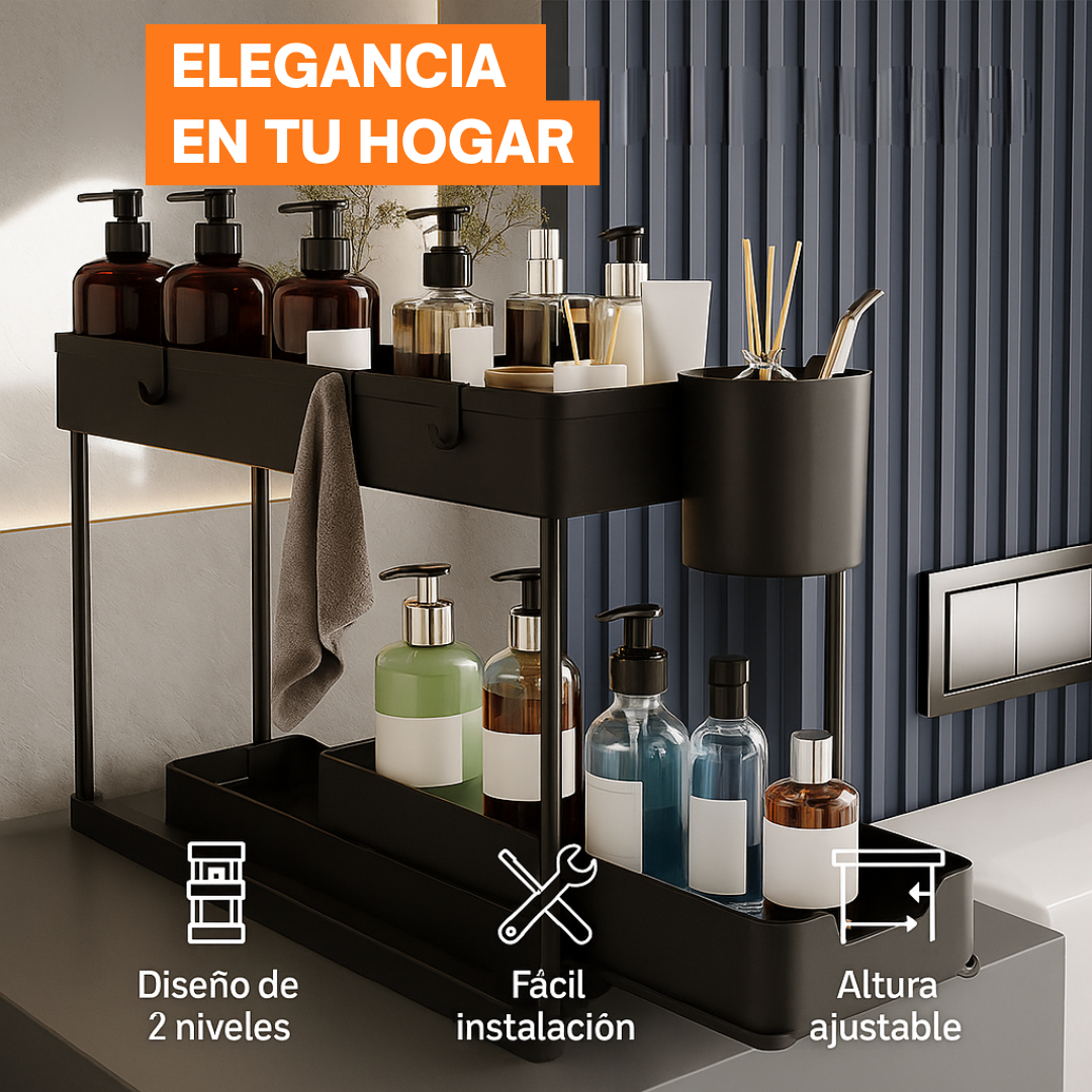 Organizador 2 Niveles Multiusos – Más espacio, más orden, menos estrés.