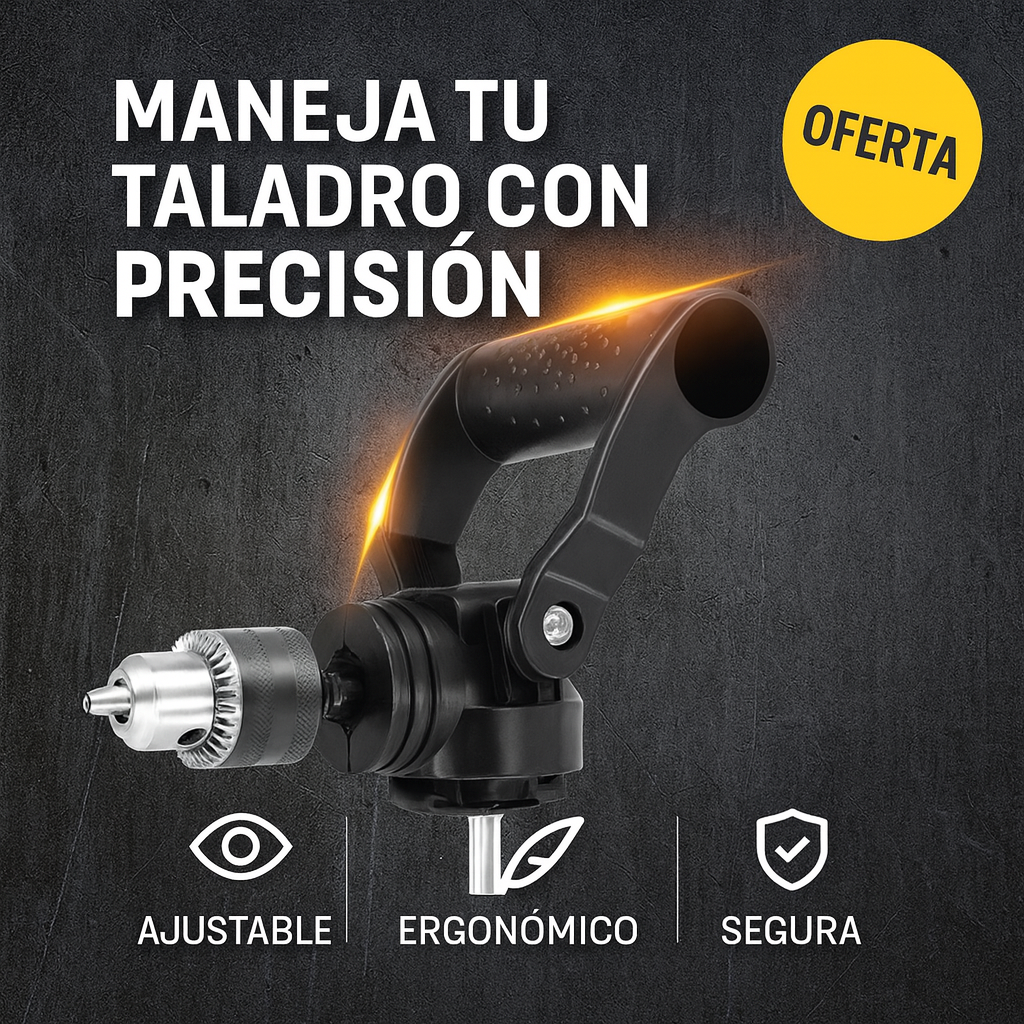 Adaptador Angular 90°– Atornilla en Cualquier Rincón Imposible