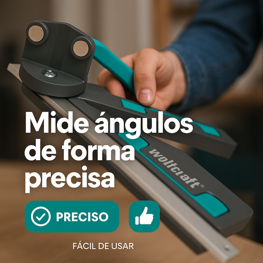 Medidor Angular Wolfcraft™ – Precisión Real en Cada Corte