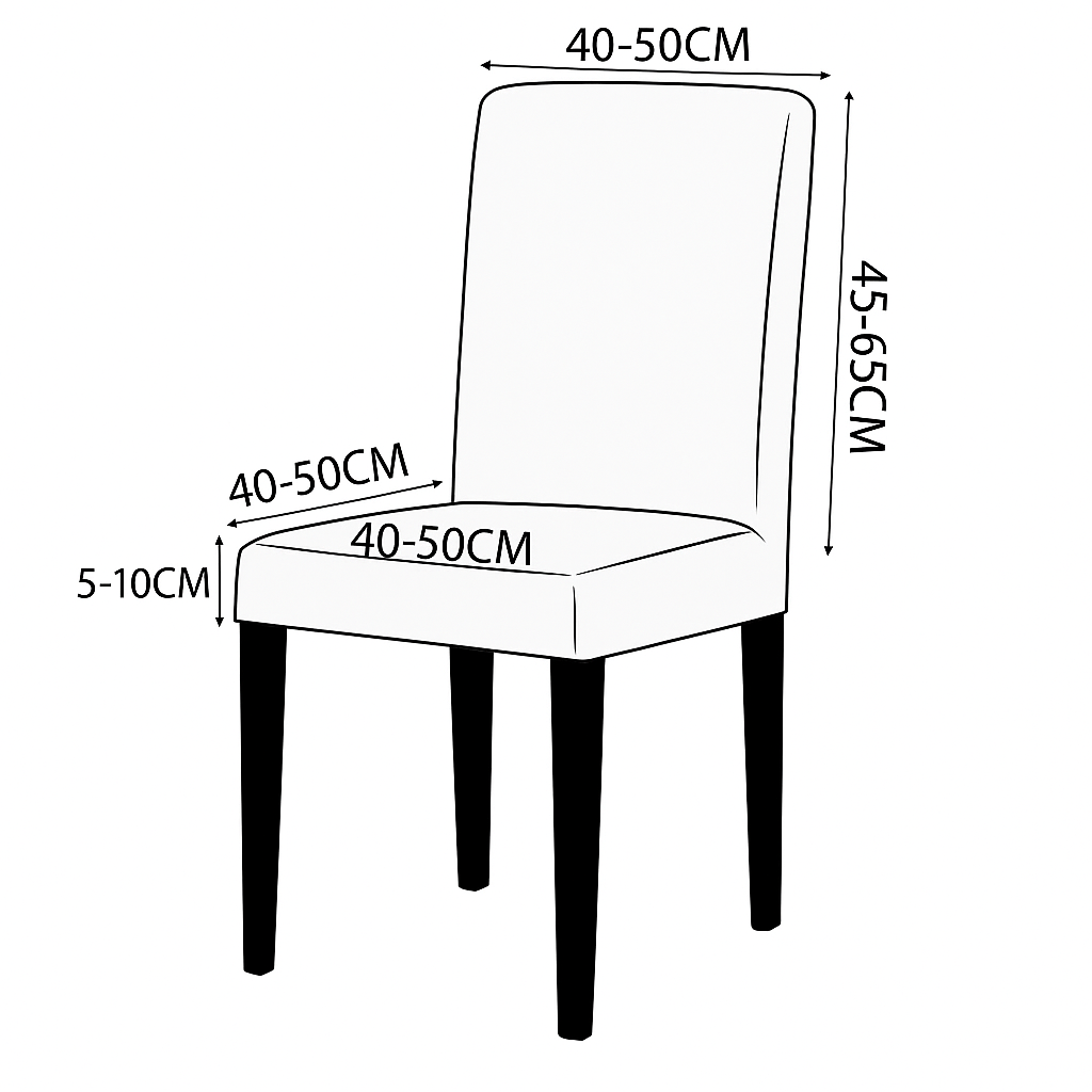 Set x4 Fundas Elásticas Premium para Sillas – Renueva tu comedor al instante ✨