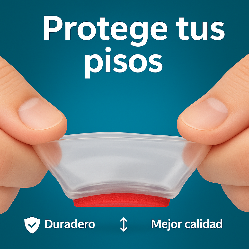 Ruby Sliders™ X 16 UND– Adiós al ruido y a los rayones de tus sillas