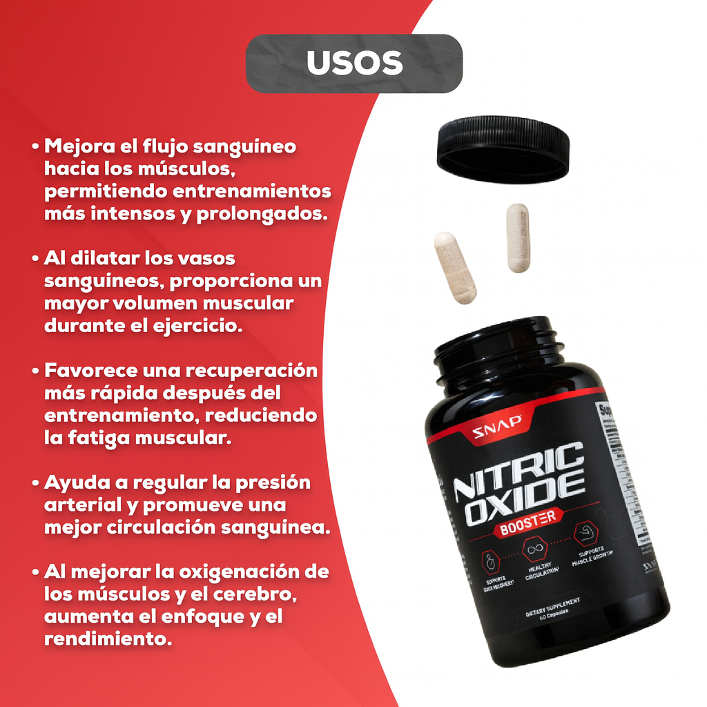 Nitric Oxide™ – Activa tu fuerza, energía y flujo natural