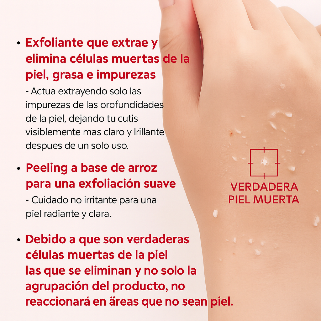 ✨Duo Exfoliante de arroz- – Piel suave, radiante y renovada desde el primer uso