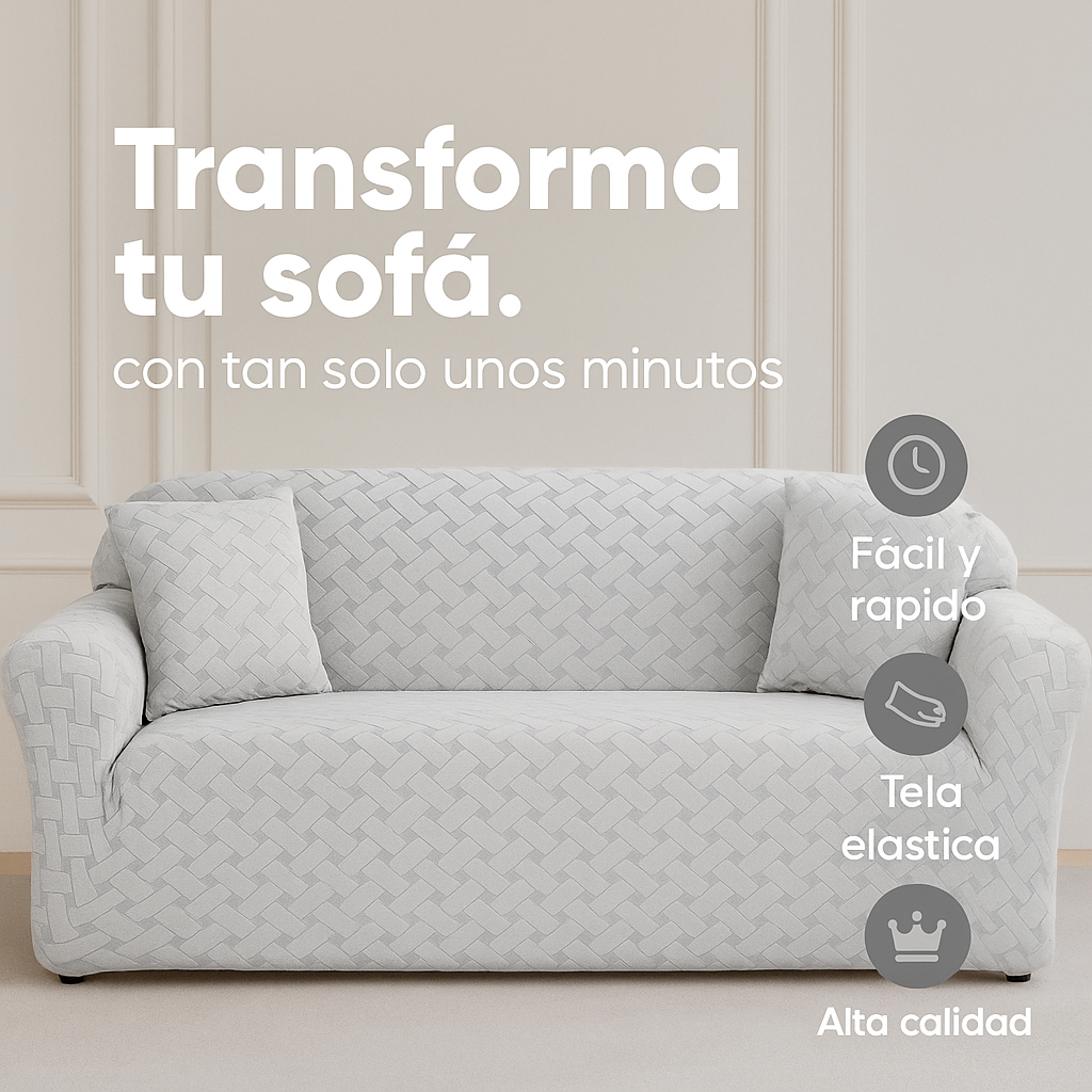 🛋️Funda Jacquard Elástica para Sofá 1 Y 2 Puestos