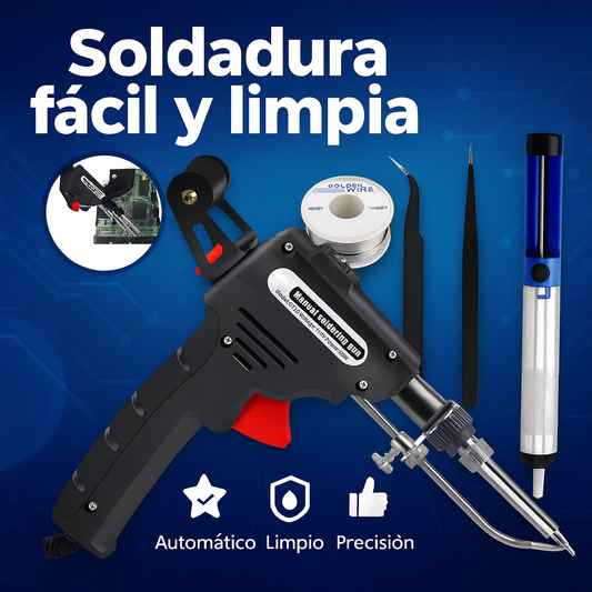 Pistola de Soldadura Automática Elekth™ – Soldar rápido, limpio y sin complicaciones