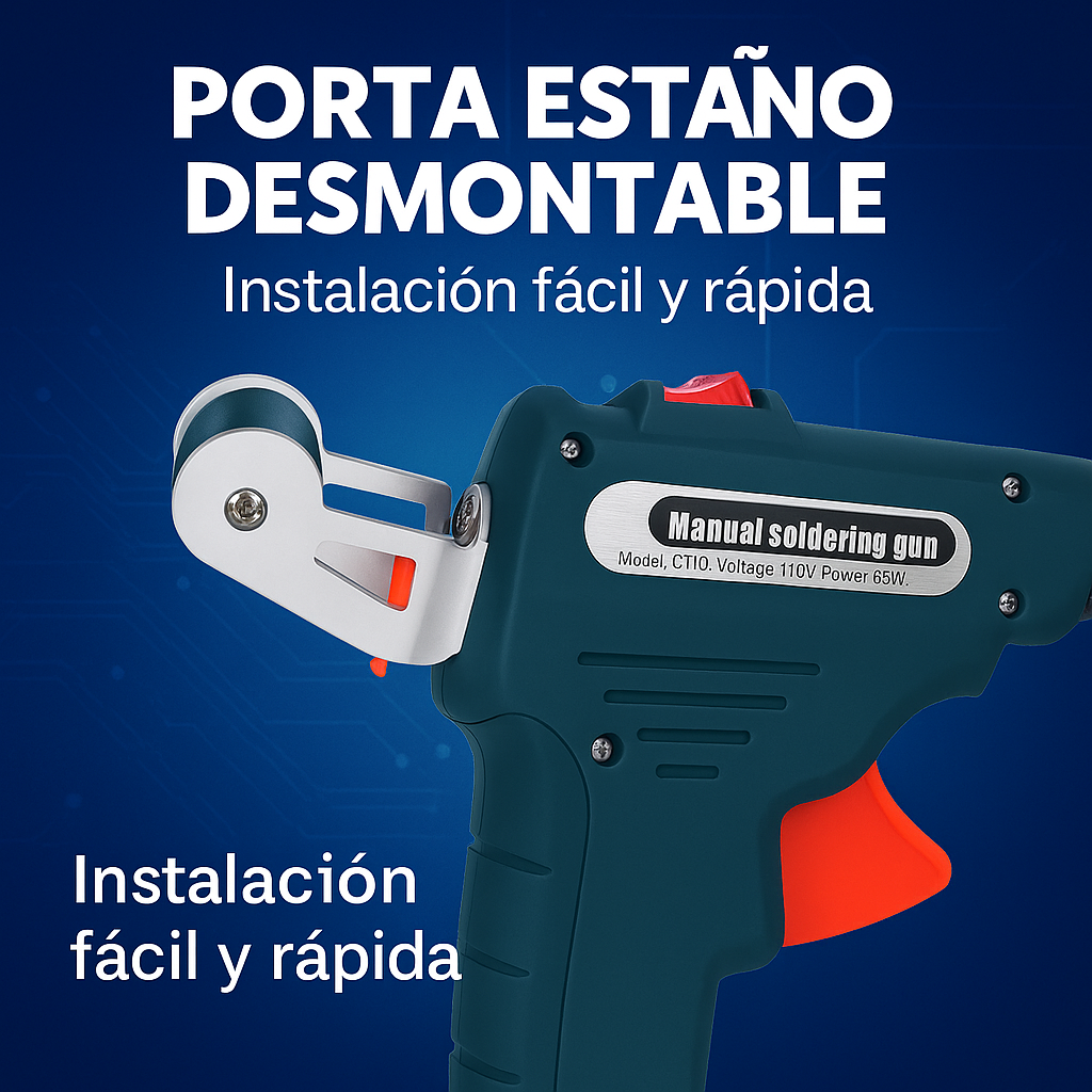 Pistola de Soldadura Automática Elekth™ – Soldar rápido, limpio y sin complicaciones