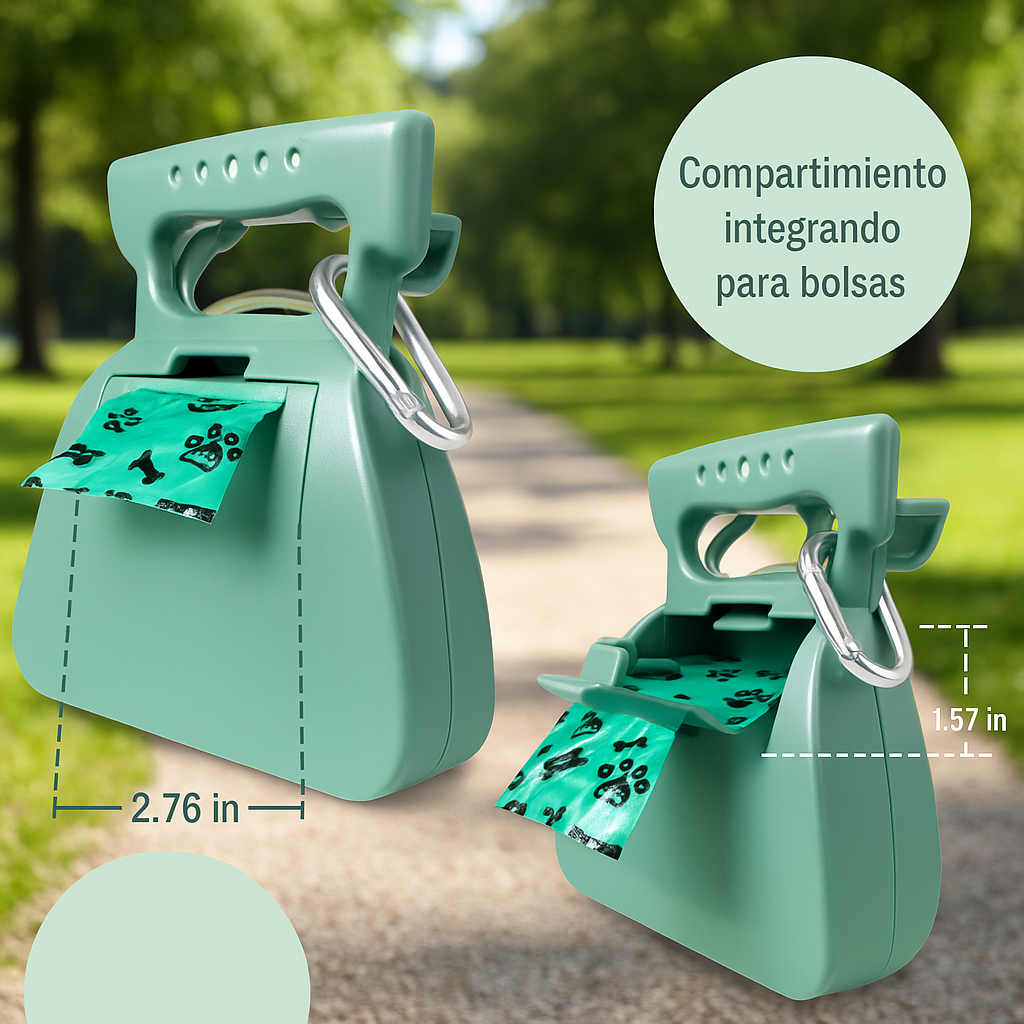 Recogedor Portátil Anticontacto para Mascotas – Limpieza rápida y sin ensuciarte