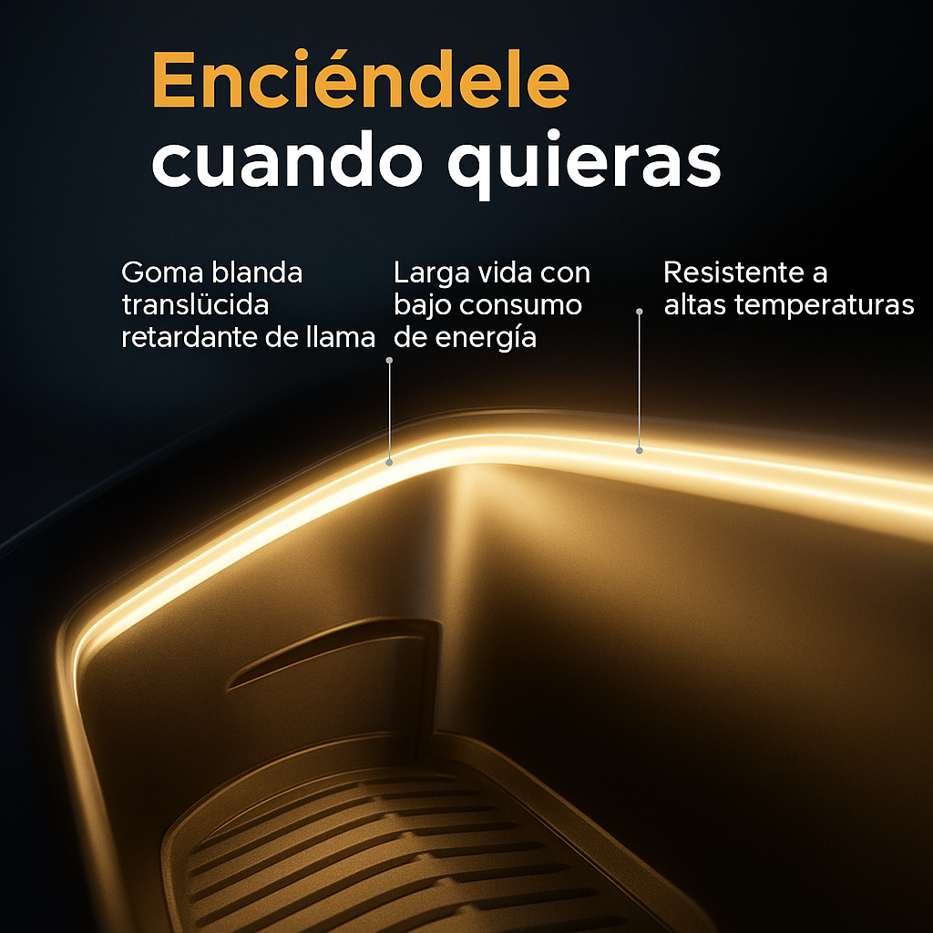 Cinta Neón Flex 5M – Lujo y exclusividad en tu maletero 🚘✨