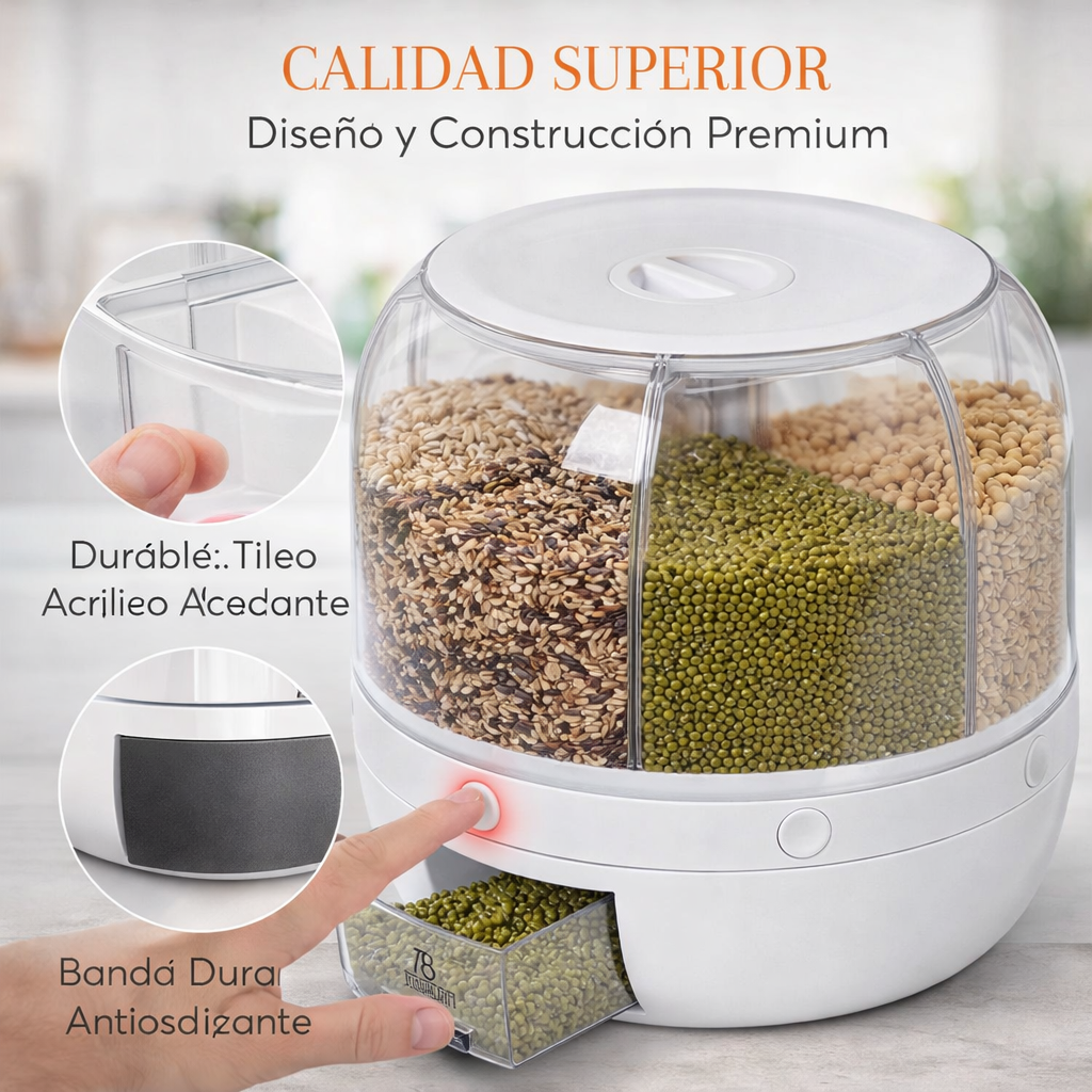 Smart Kitchen 360°: El Dispensador Multifuncional que Revoluciona tu Cocina y Optimiza tu Espacio.