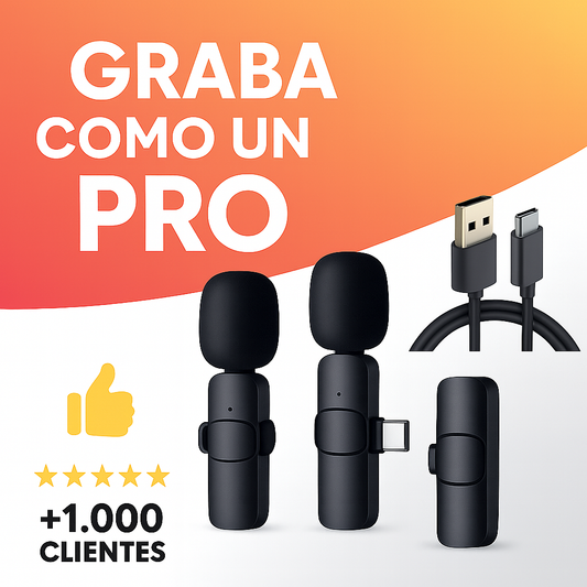 Aeromic™ - Microfono Inalambrico profesional