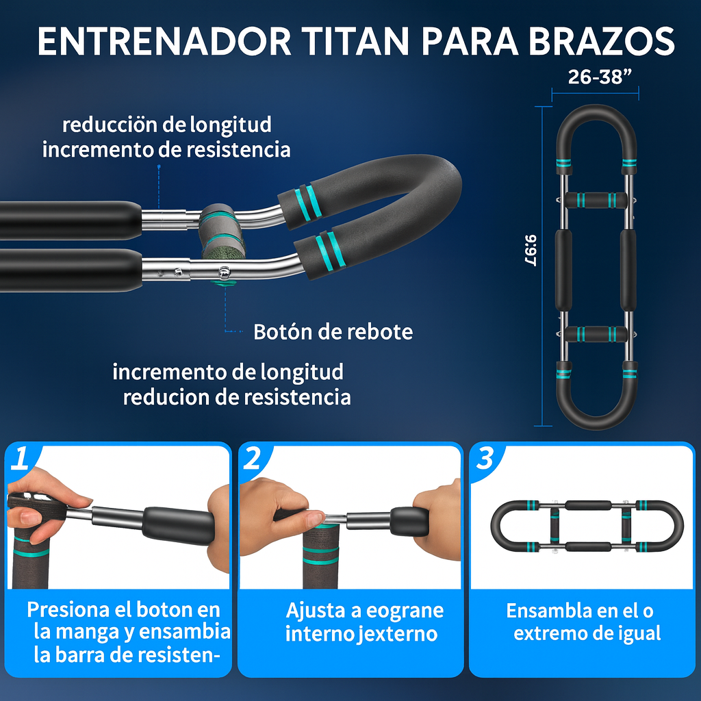 Titan Bar™ – Fuerza que rompe límites