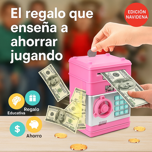🎄 Alcancía Electrónica Navideña con Contraseña
