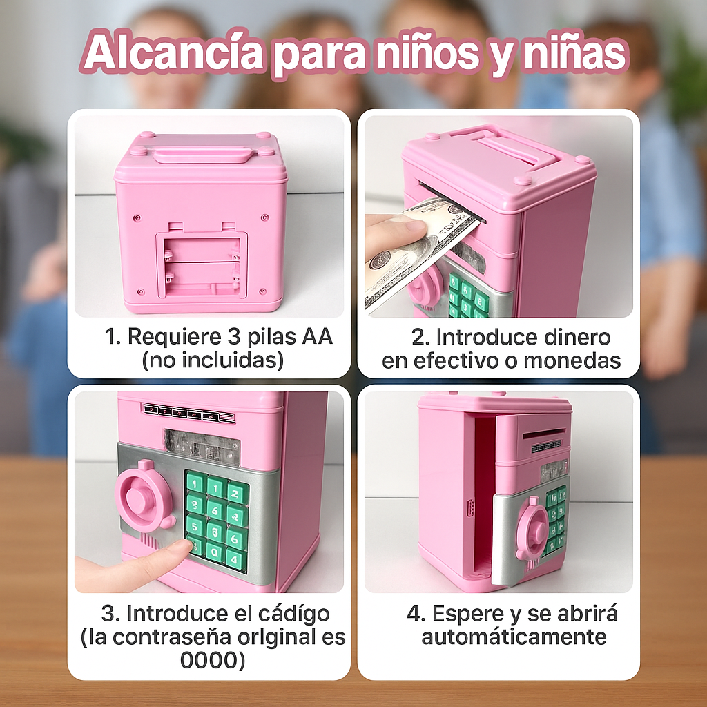 🎄 Alcancía Electrónica Navideña con Contraseña