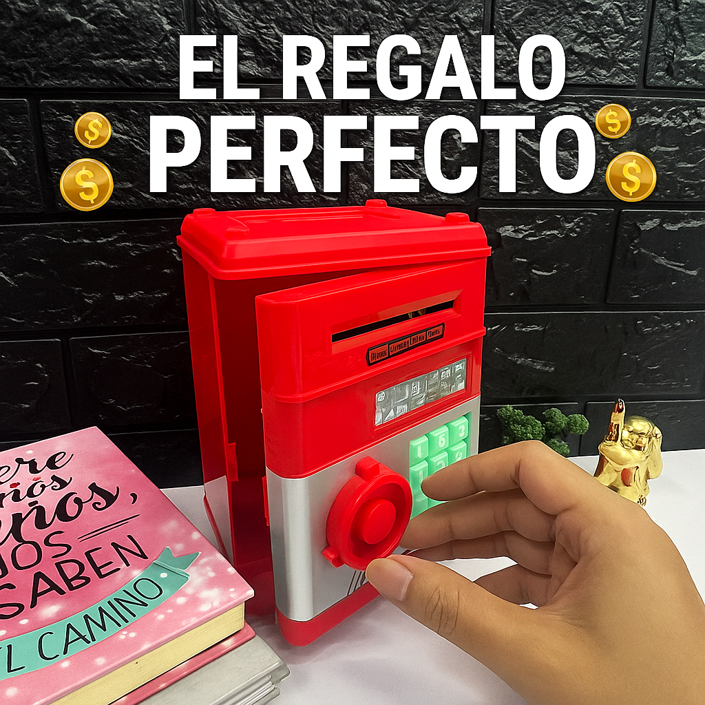 🎄 Alcancía Electrónica Navideña con Contraseña