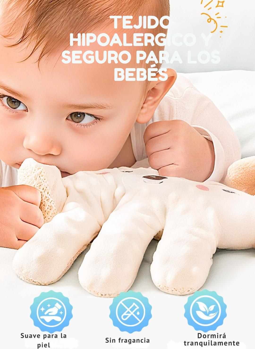 Palma Inteligente para Dormir Bebés – Sueños tranquilos, noches felices 💫