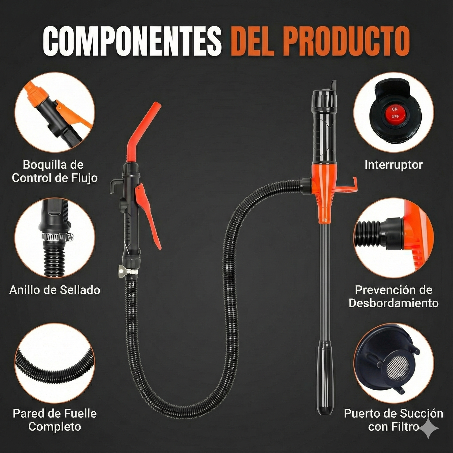 🔥 Bomba Eléctrica Portátil para Transferir Combustible — Rápida, Segura y Sin Esfuerzo