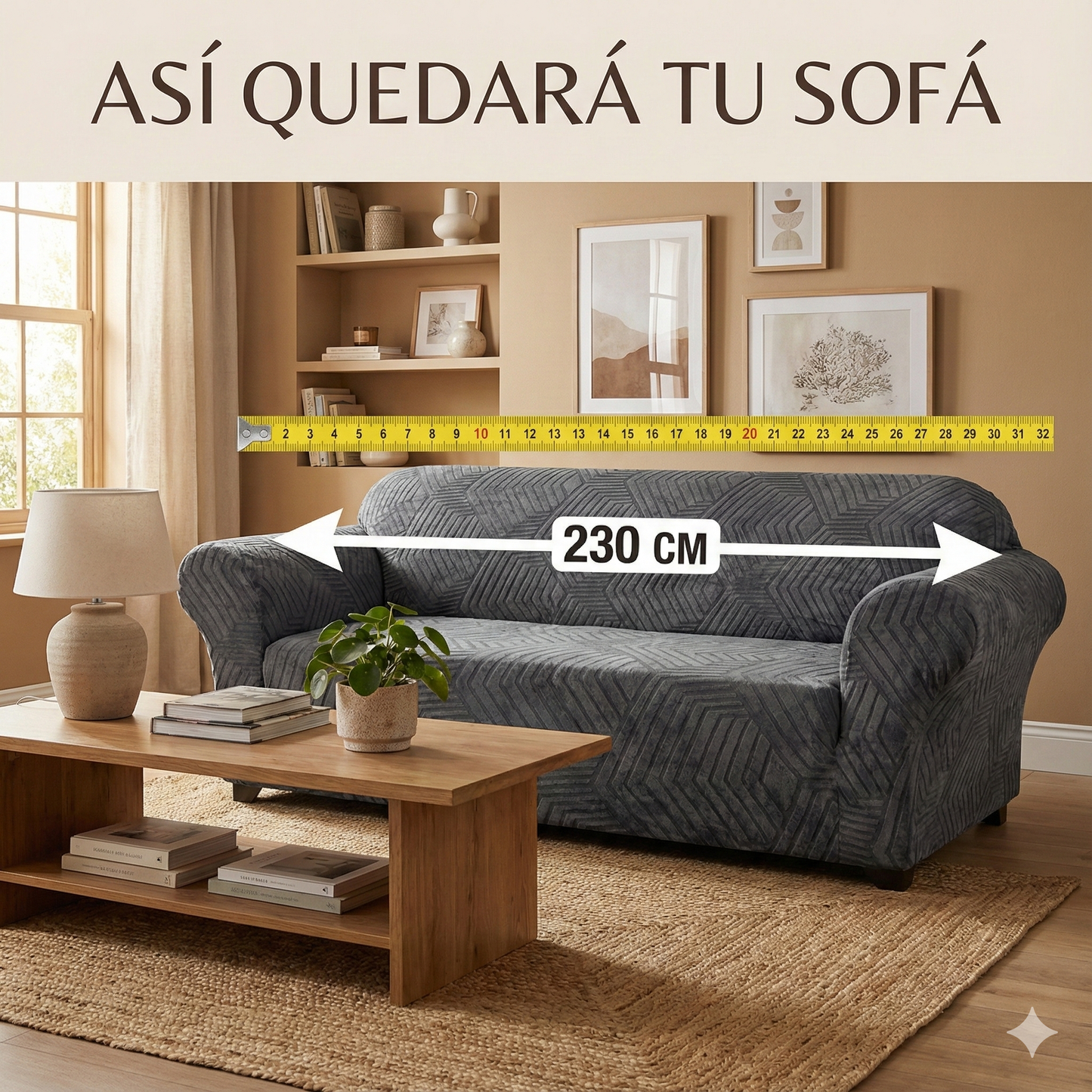 ⭐2 Diseños de Funda Premium  para Sofá de 1-2 y 3 Puestos