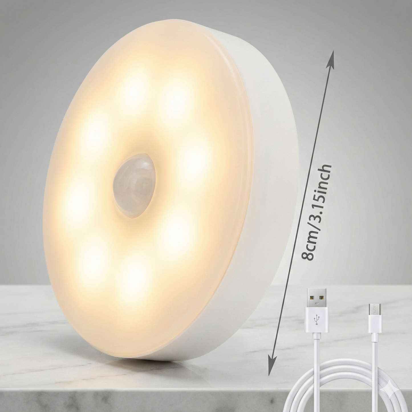Luz LED Inteligente con Sensor de Movimiento X2