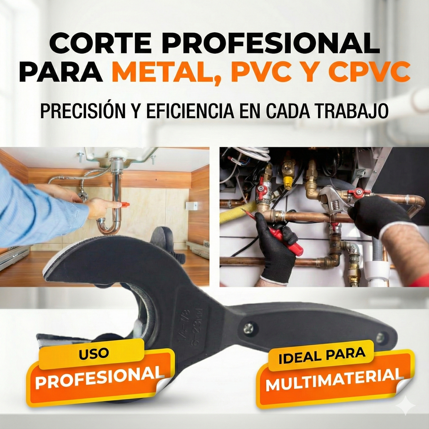 Cortador de Tubos Pro: Cortes Precisos, Rápidos y Sin Esfuerzo en Segundos