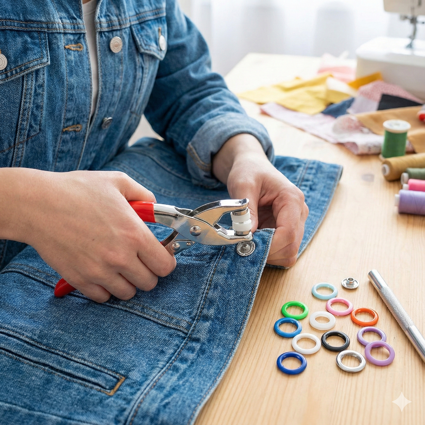Kit de Broches a Presión Cierre Fácil + 200 broches GRATIS