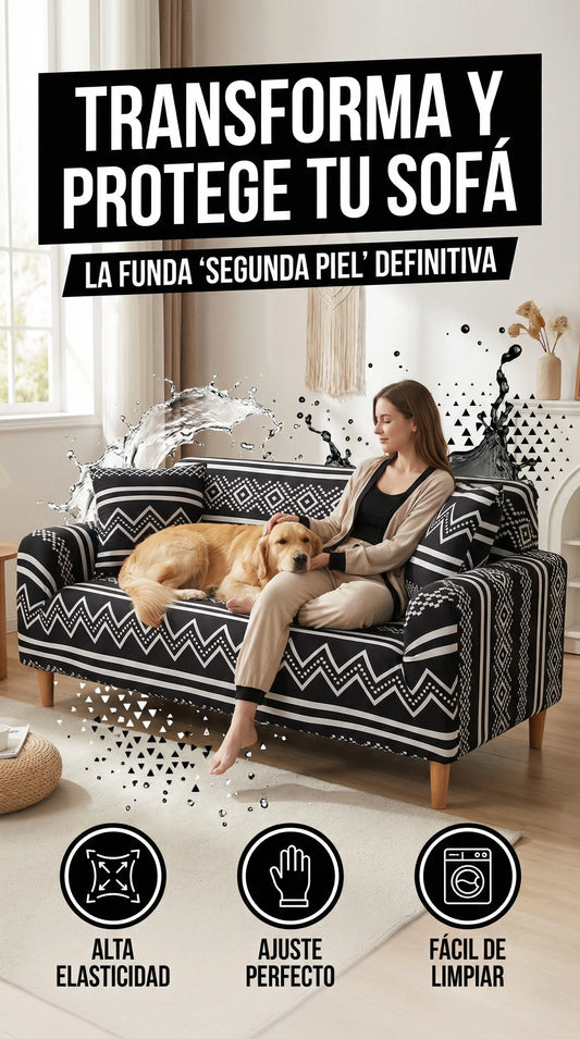 Forro Sofá Funda De 1, 2 y 3 Puestos Premium