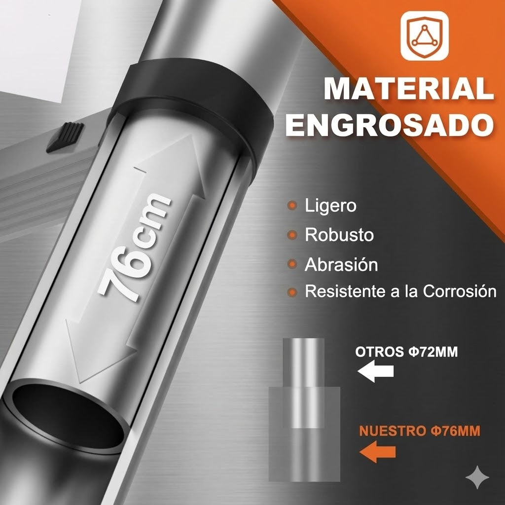 Escalera Pro-Telescópica Ultra Resistente 2 Metros
